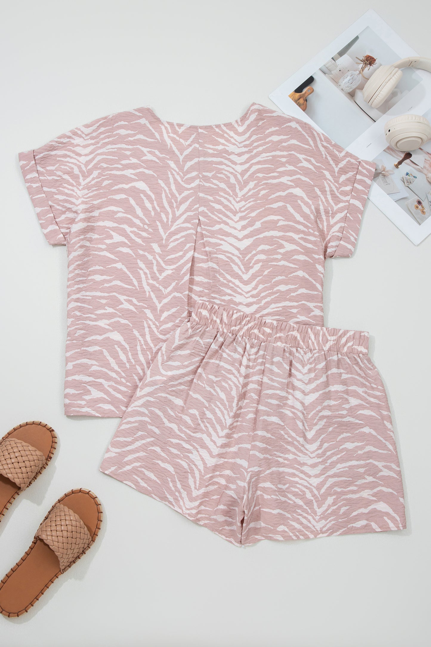 Pink ZeBruh Short Set