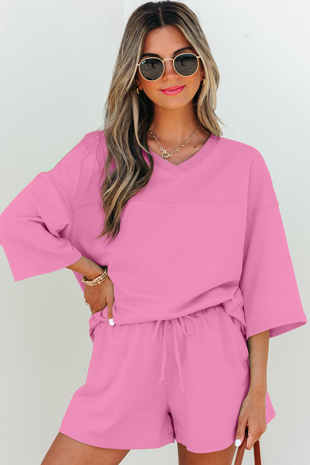 Cotton Candy short set