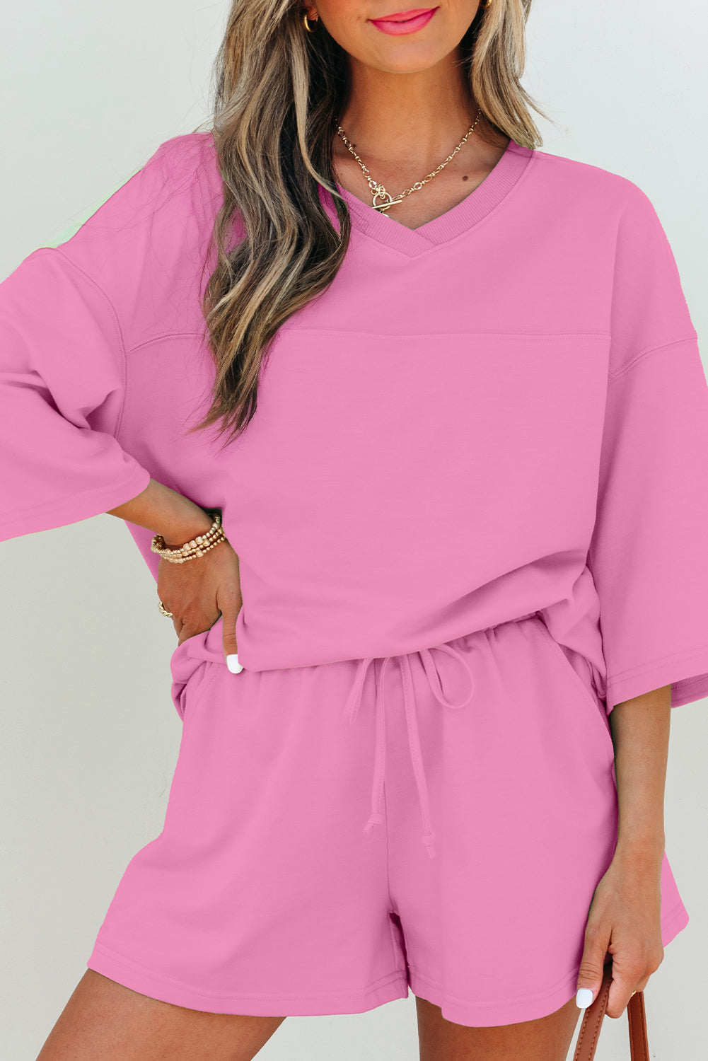 Cotton Candy short set
