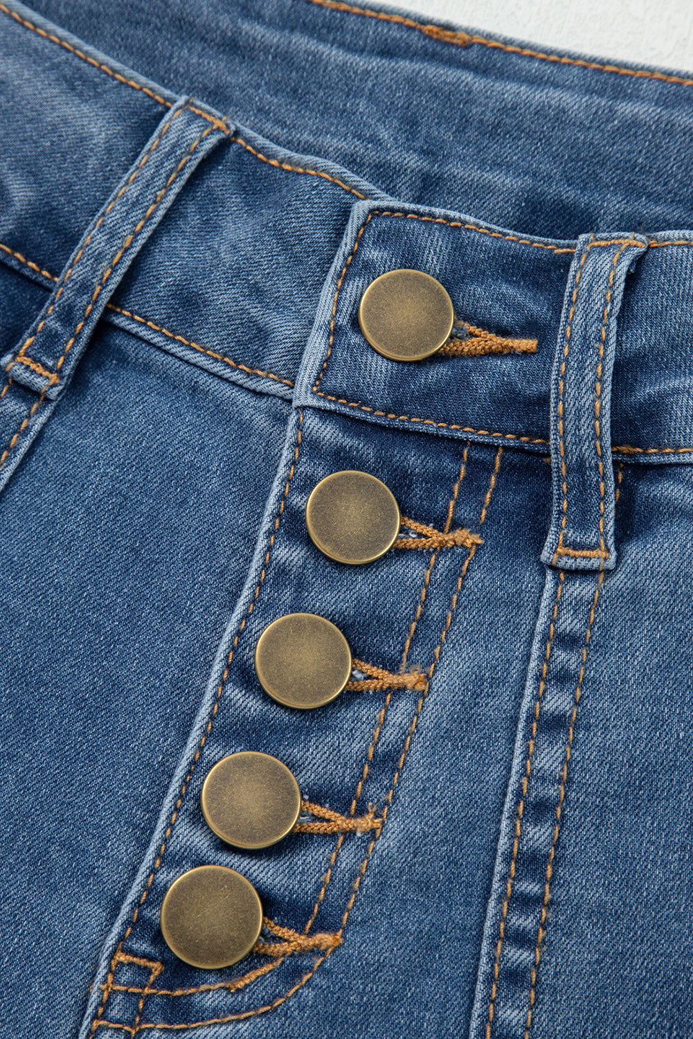 Multi Buttons Jeans