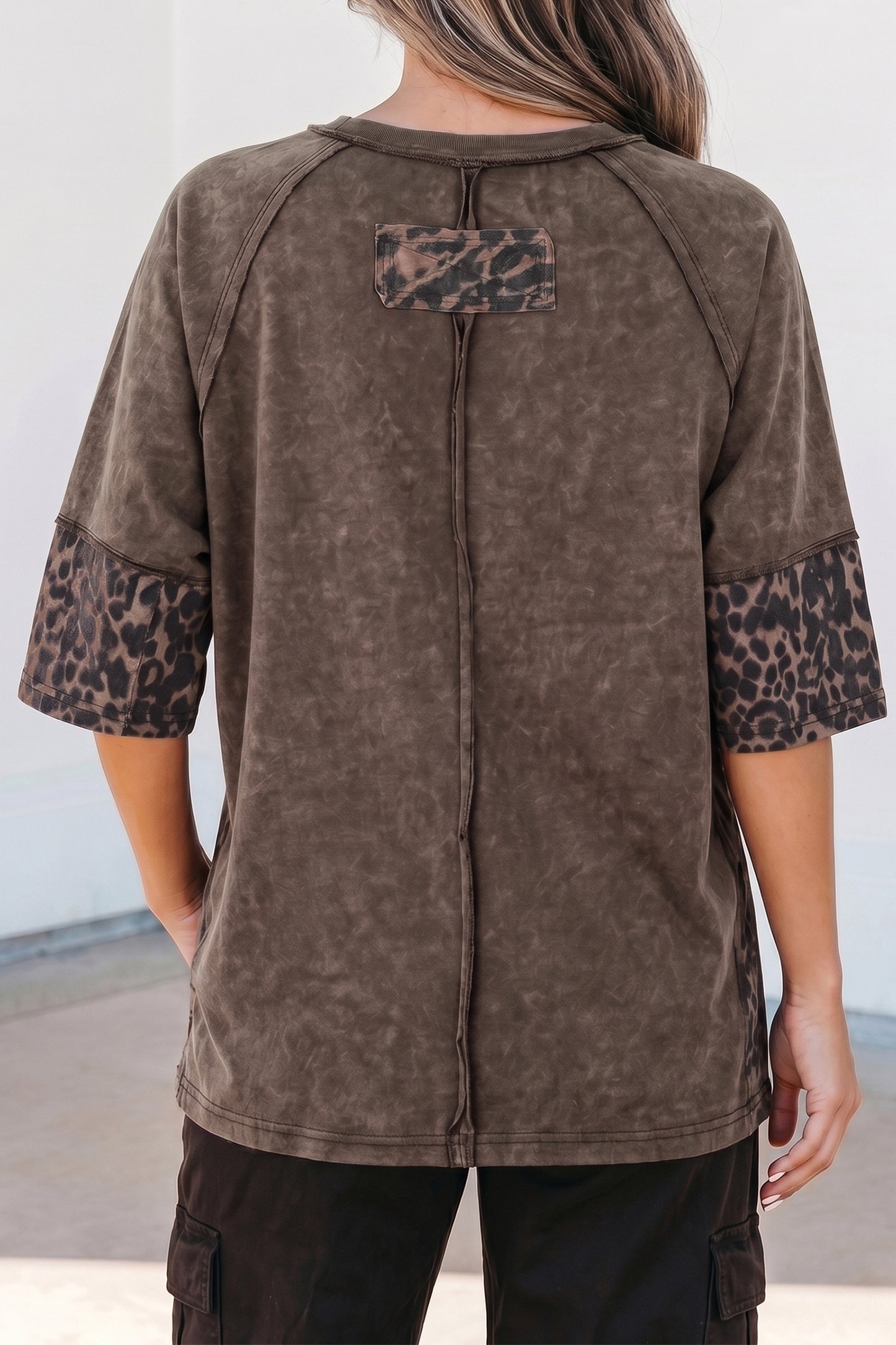 Leopard Star Patched Tee